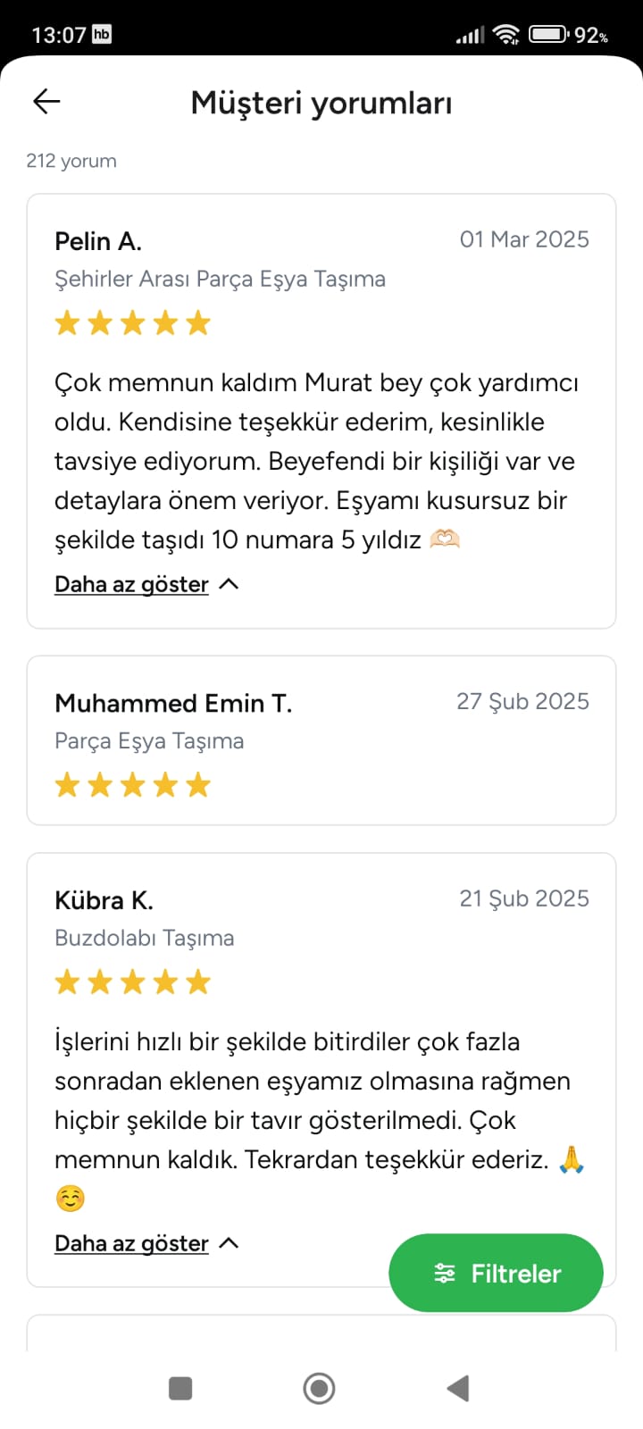 Müşteri yorumu 2