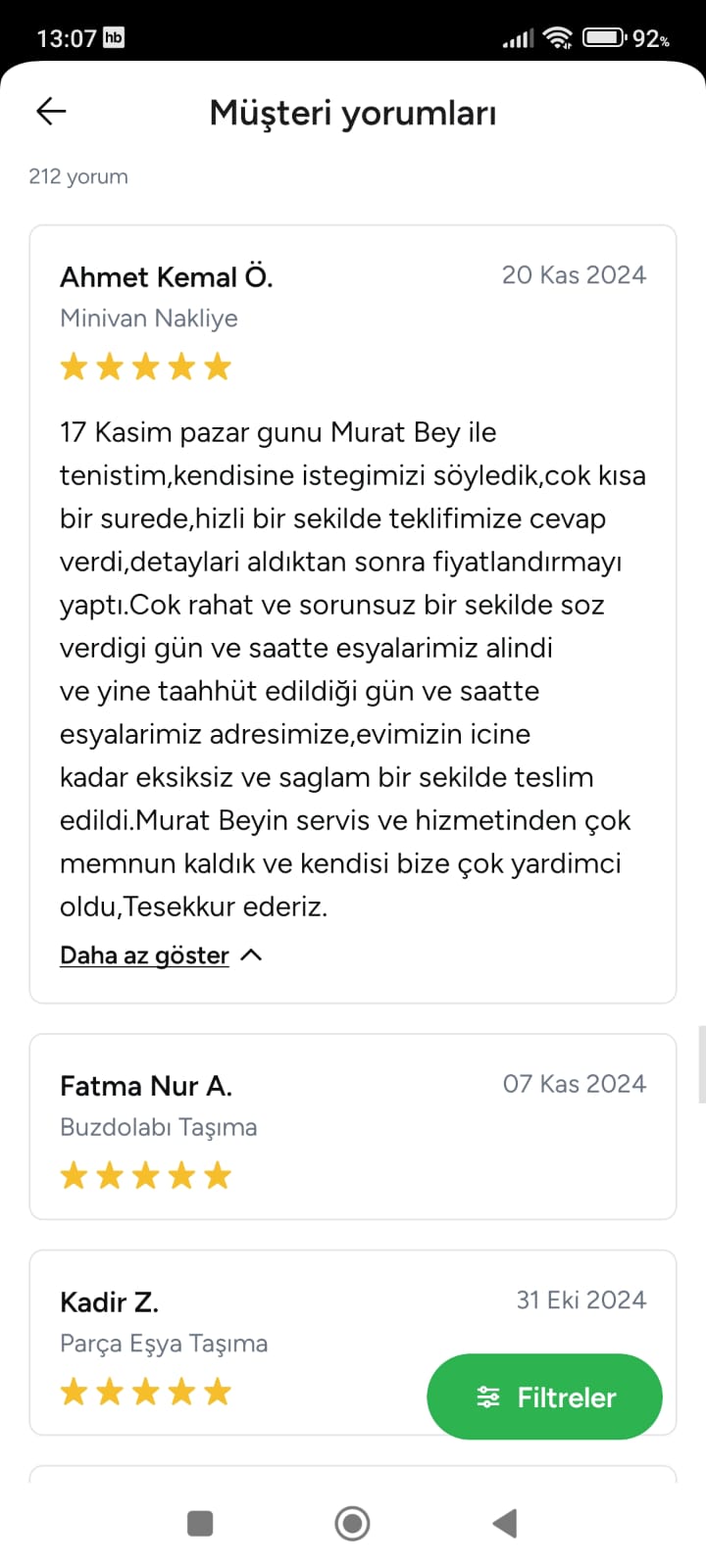 Müşteri yorumu 7